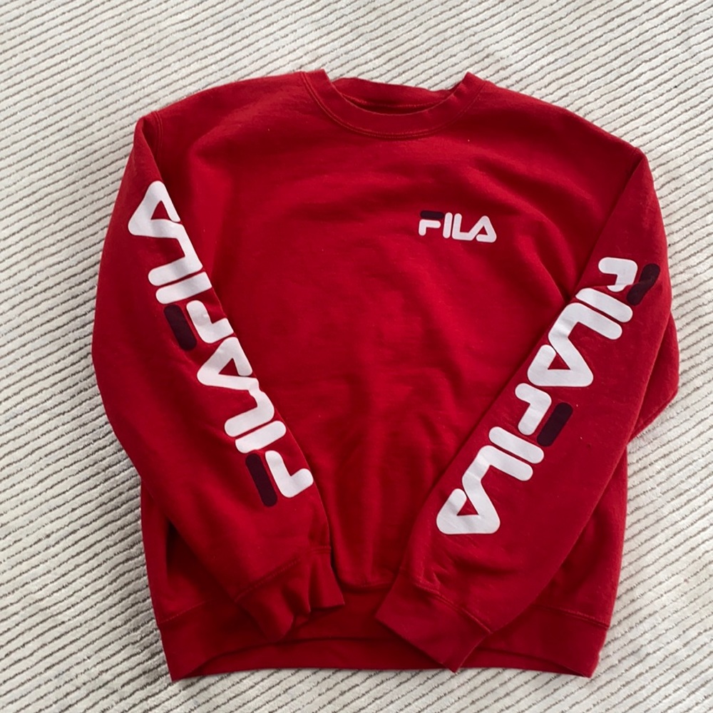 FILA RED CREWNECK